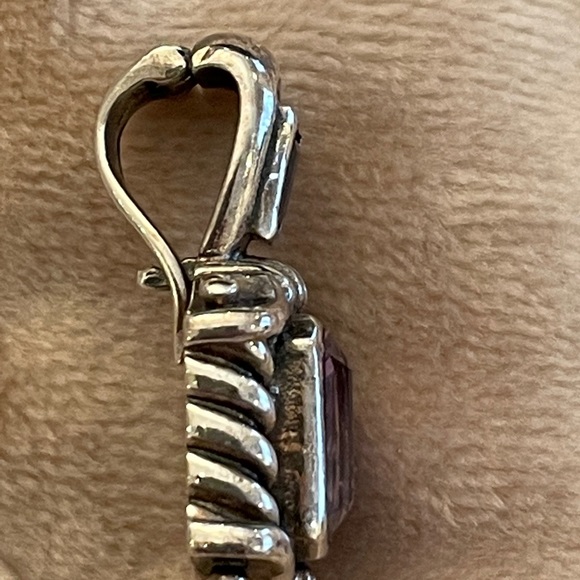 Beautiful Amethyst Sterling Silver Pendant - Picture 3 of 8